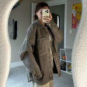 Soft denim over shirt